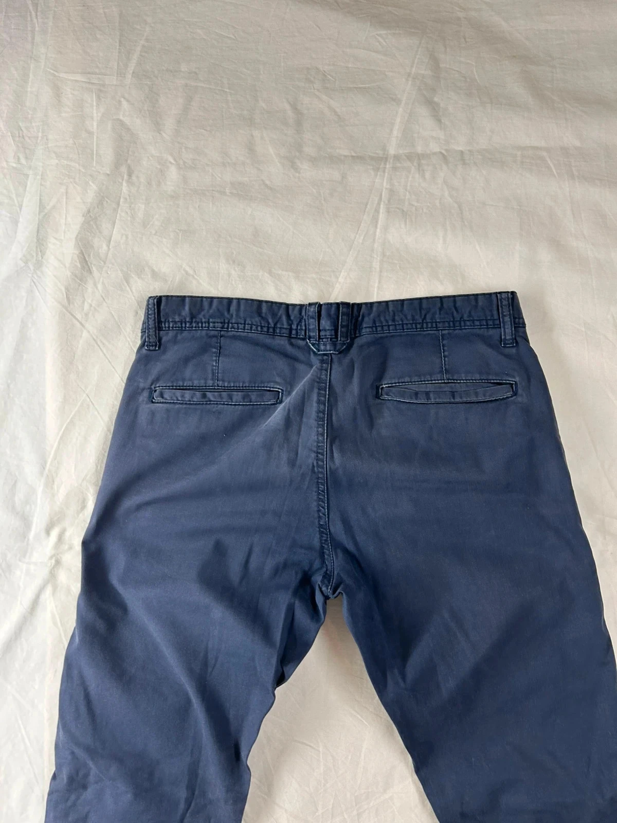Marineblauwe Chino-broek Zara Man – photo 14